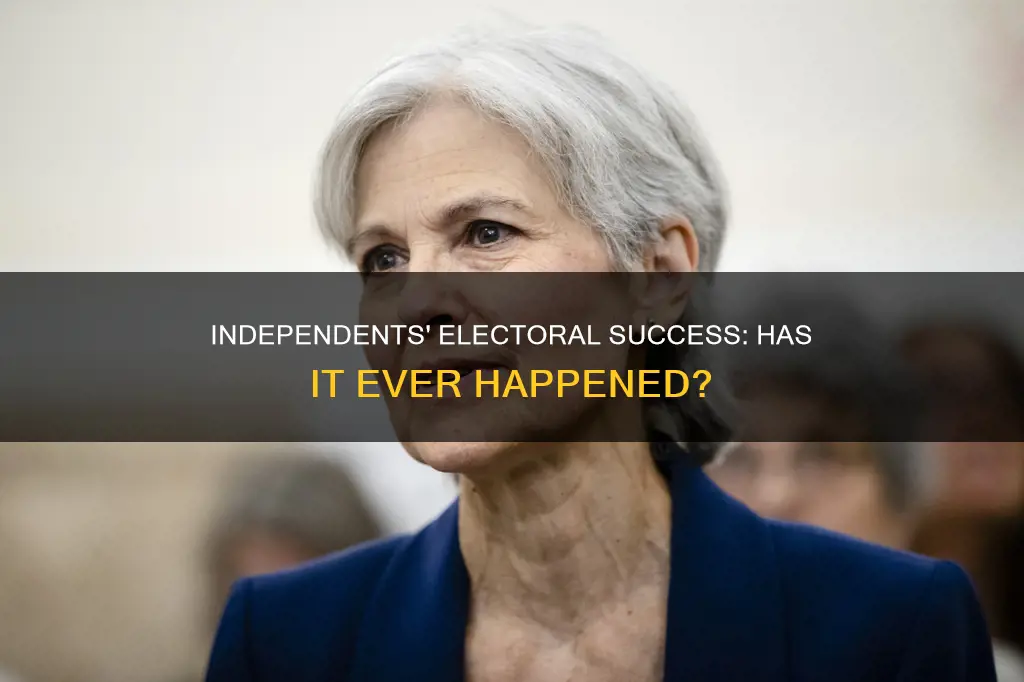 has an independent ever been elected