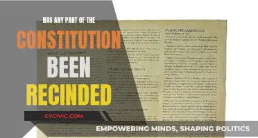 Exploring Constitution Revisions: What's Been Recinded?