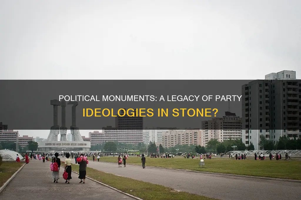 has any political party erected a monument