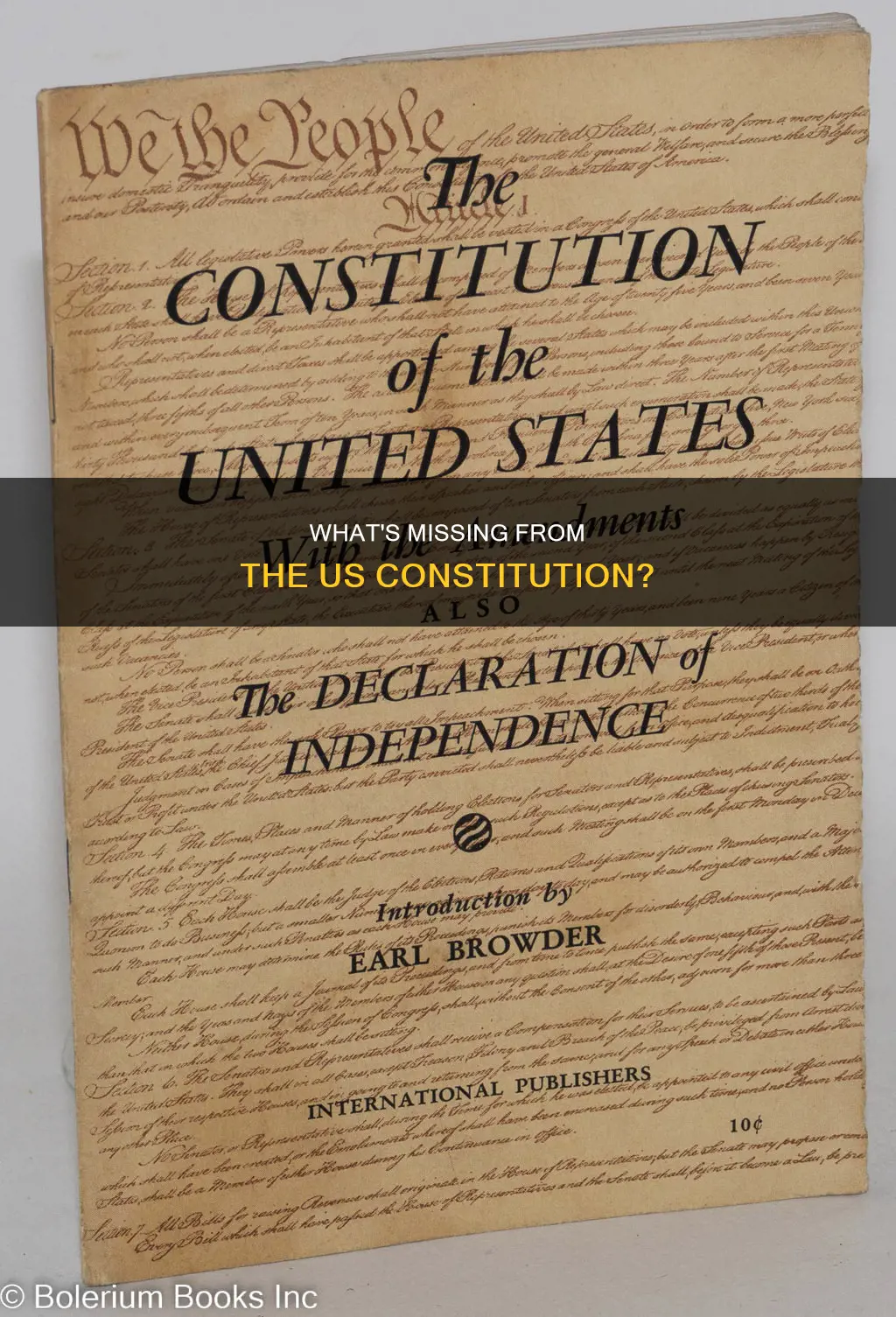 has anything ever been taken away from the us constitution