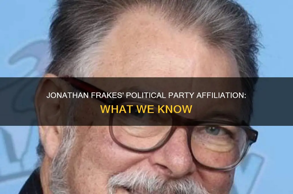 has jonathan frakes ever declared what political party affiliation