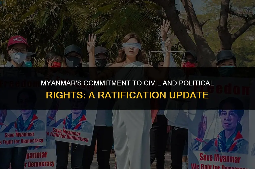 has myanmar ratified international covenant on civil and political rights