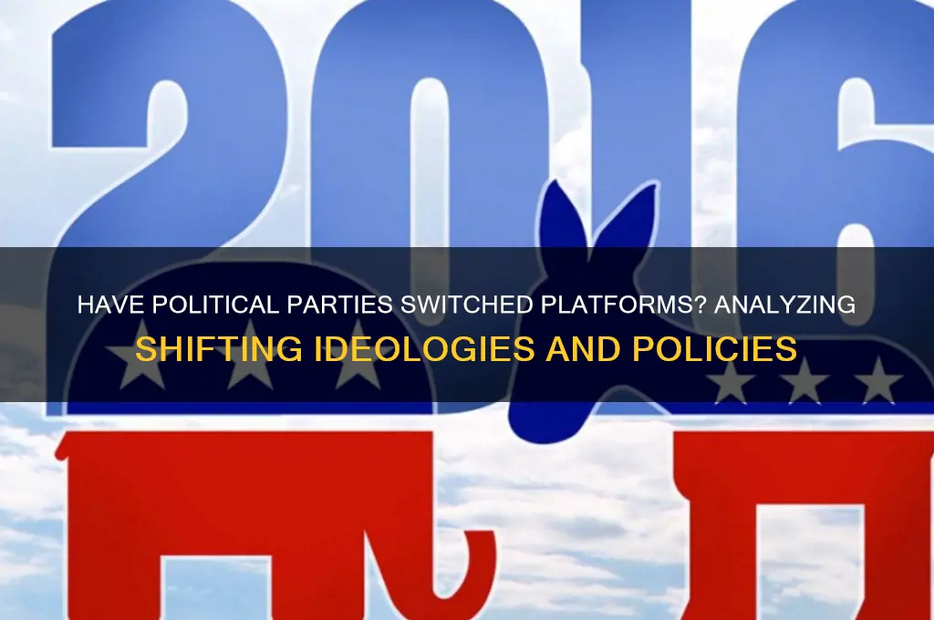 has political parties switched plateforms