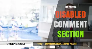 Has Politico Disabled Its Comment Section? Exploring the Changes
