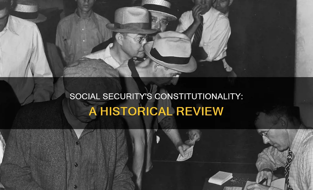 has social security ever been tried on constitutionality