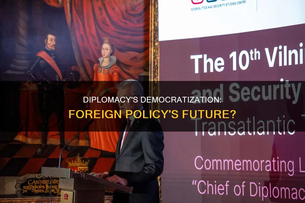 has the democratization of diplomacy shaped foreign policy