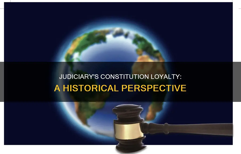 has the federal judiciary stayed true to the constitution