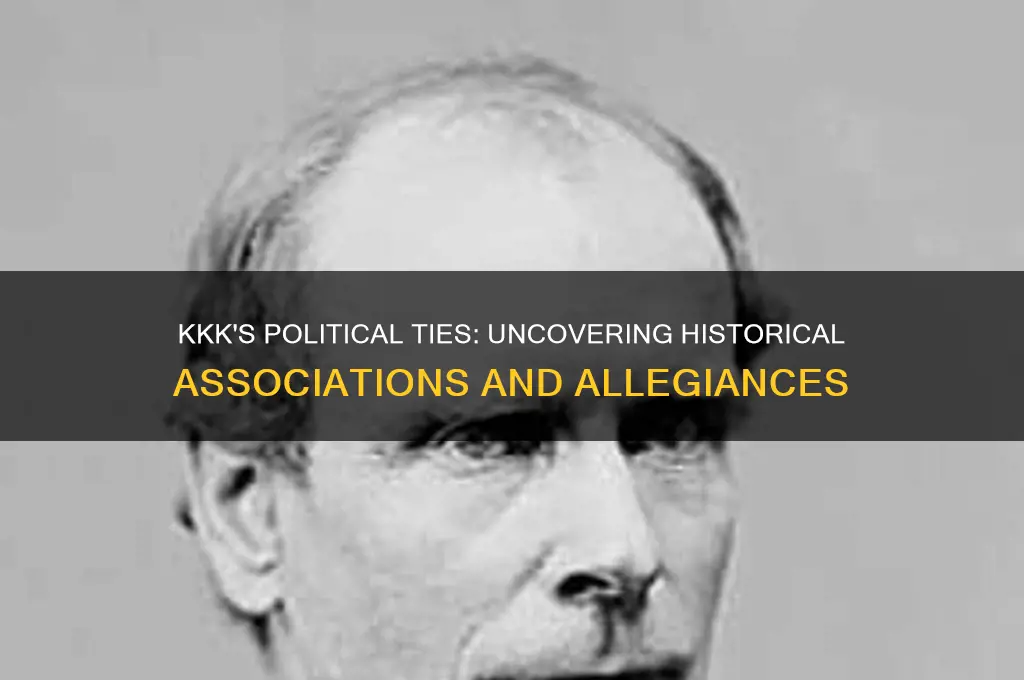 has the kkk been associated with any political party