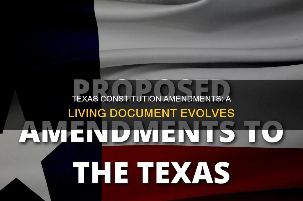 has the texas state constitution ever been amended