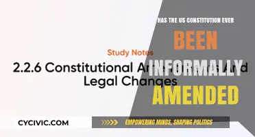 How the US Constitution Evolves Without Formal Amendments