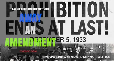 The US Constitution: Amendments Taken Away