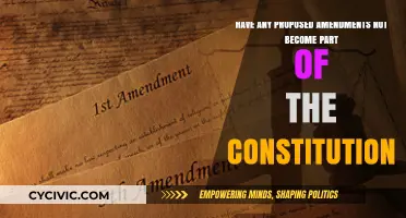 Amendments: Proposed but Not Adopted to the Constitution