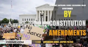 Supreme Court Rulings: Overturned by Constitutional Amendments?