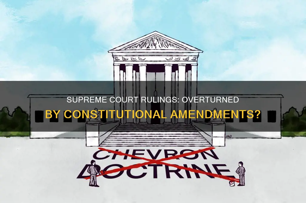 have any supreme court decisions been overturned by constitutional amendments