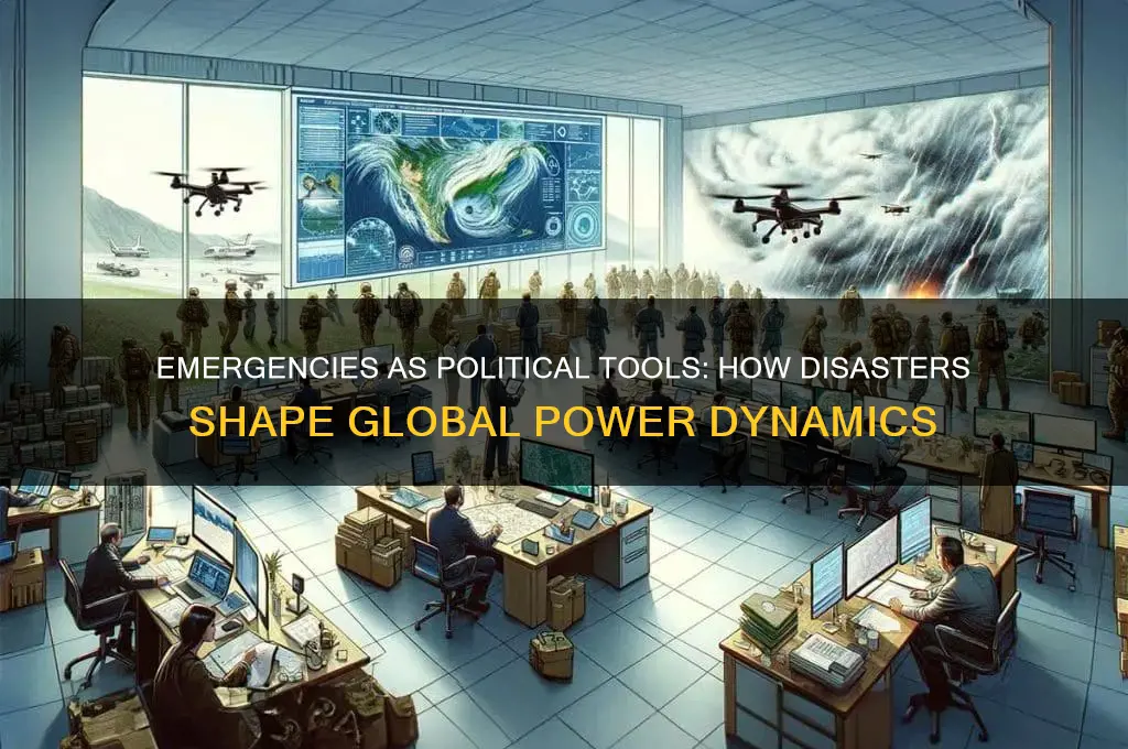 have emergencies disasters become political