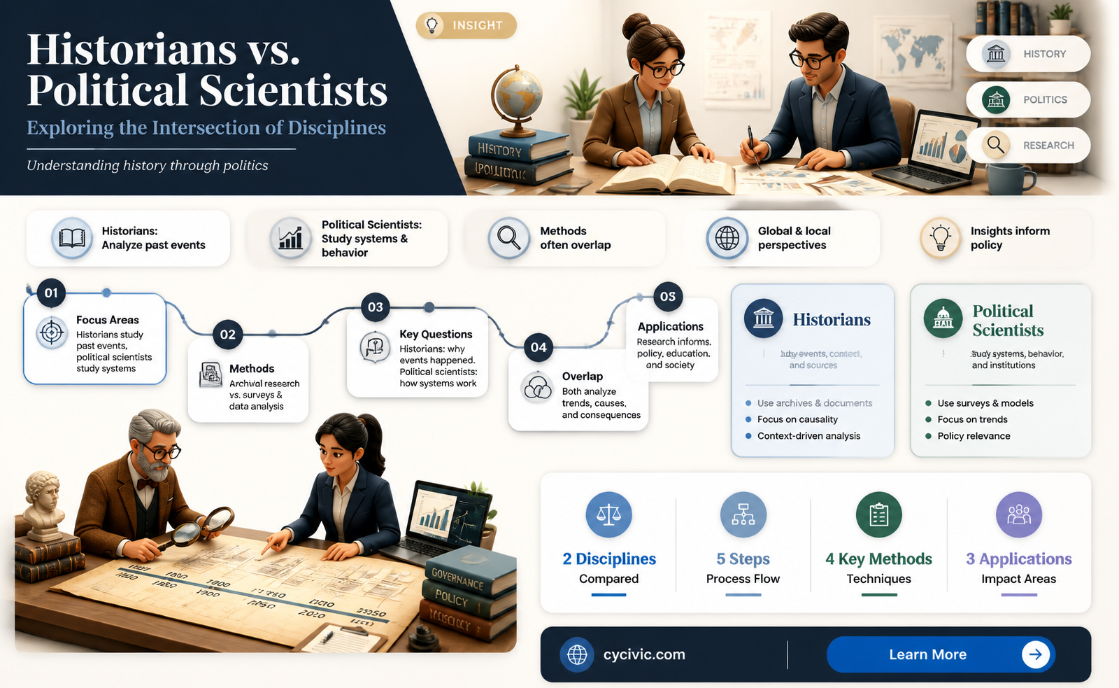 are historians political scientists