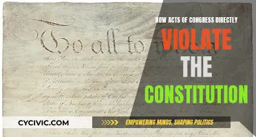 Congressional Acts: Unconstitutional Violations