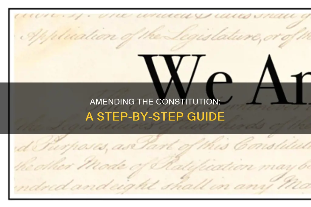 how amend the constitution