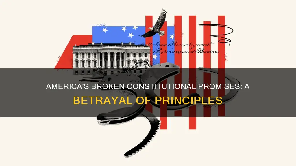 how america has not respected the principles of the constitution