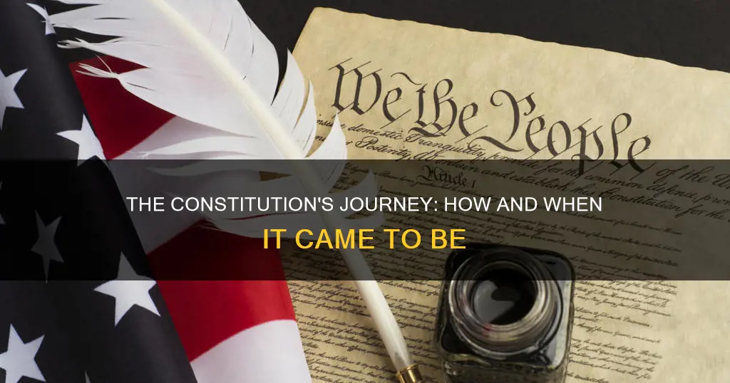 how and when did the constitution come into effec