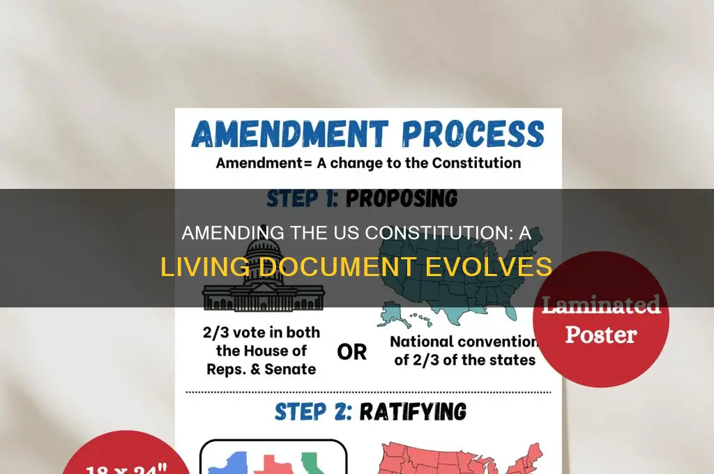 how and why has the u s constitution been amended
