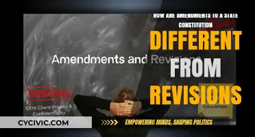 Amendments vs Revisions: State Constitution Changes Explained