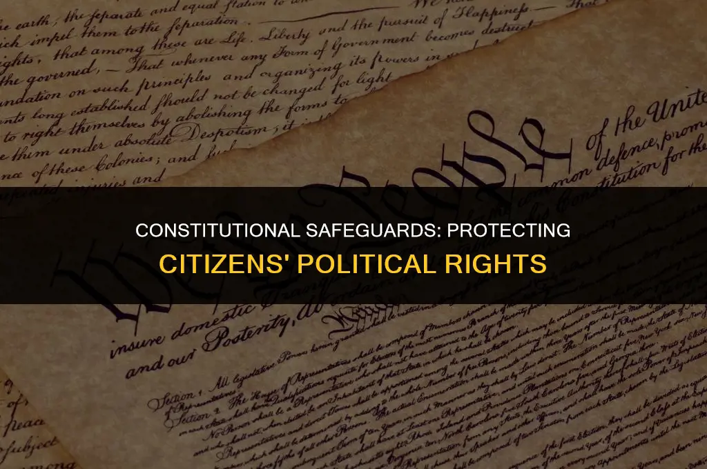 how are citizens political rights protected by the constitution