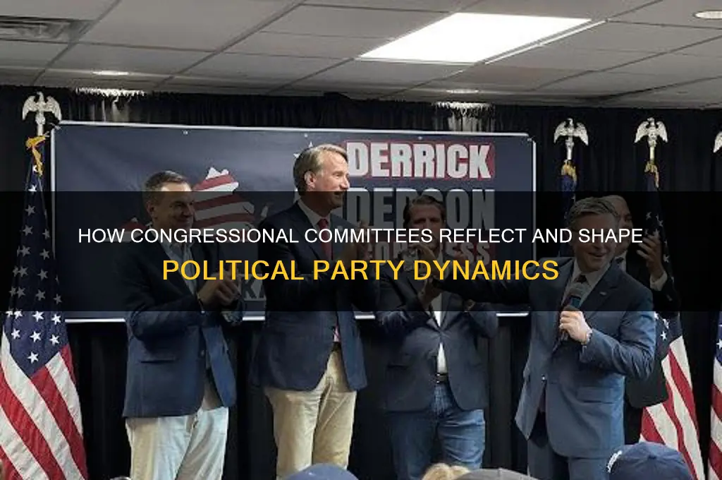 how are committess in congress related to political parties