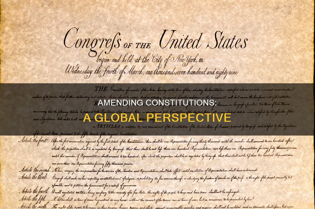 how are constitutions amended in other countries