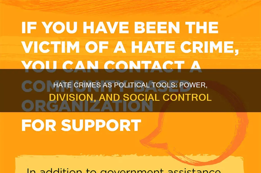 how are hate crimes political