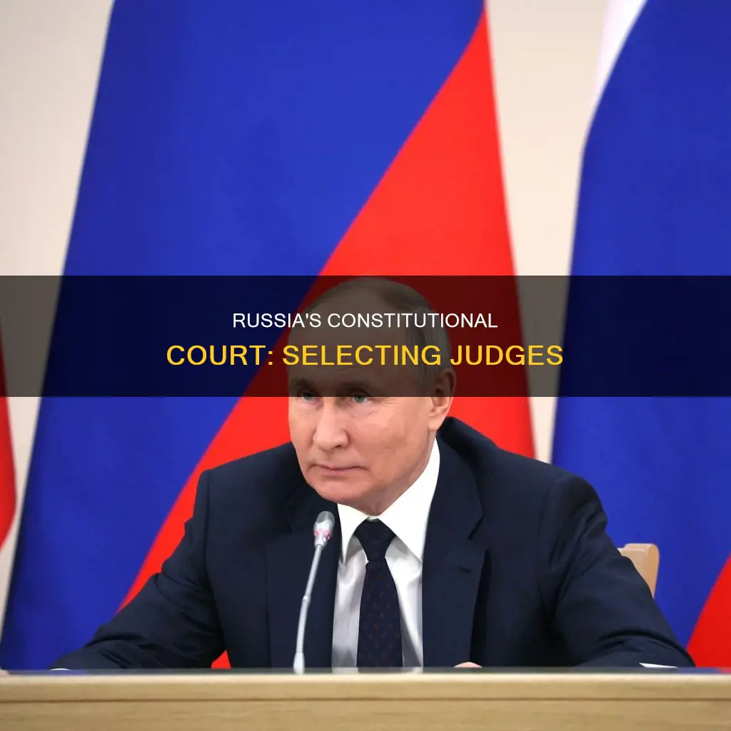 how are judges of the constitutional court chosen in russia