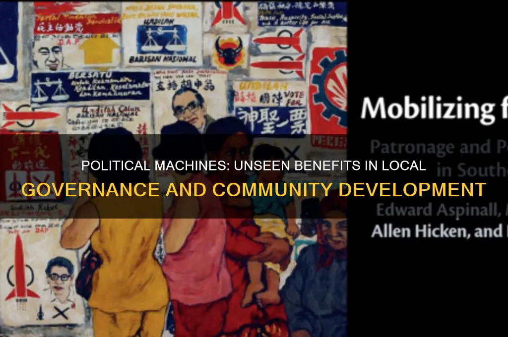 how are political machines good