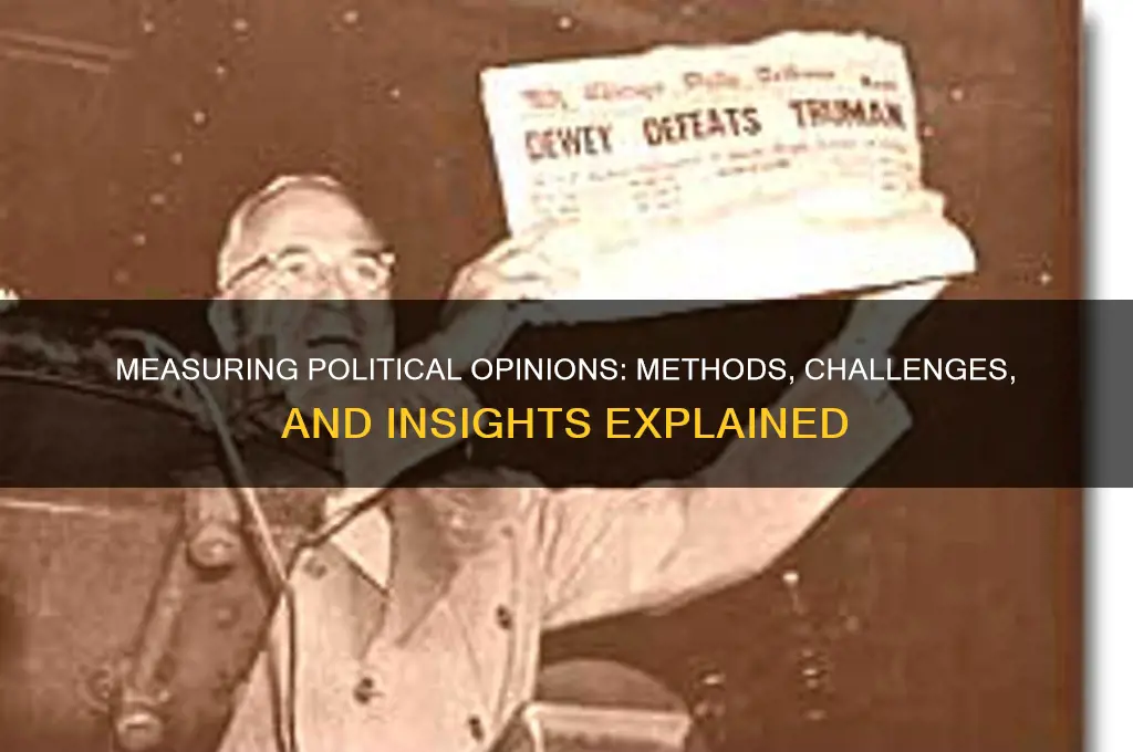 how are political opinions measured