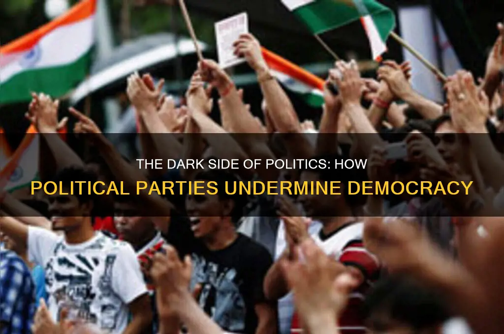 how are political parties bad