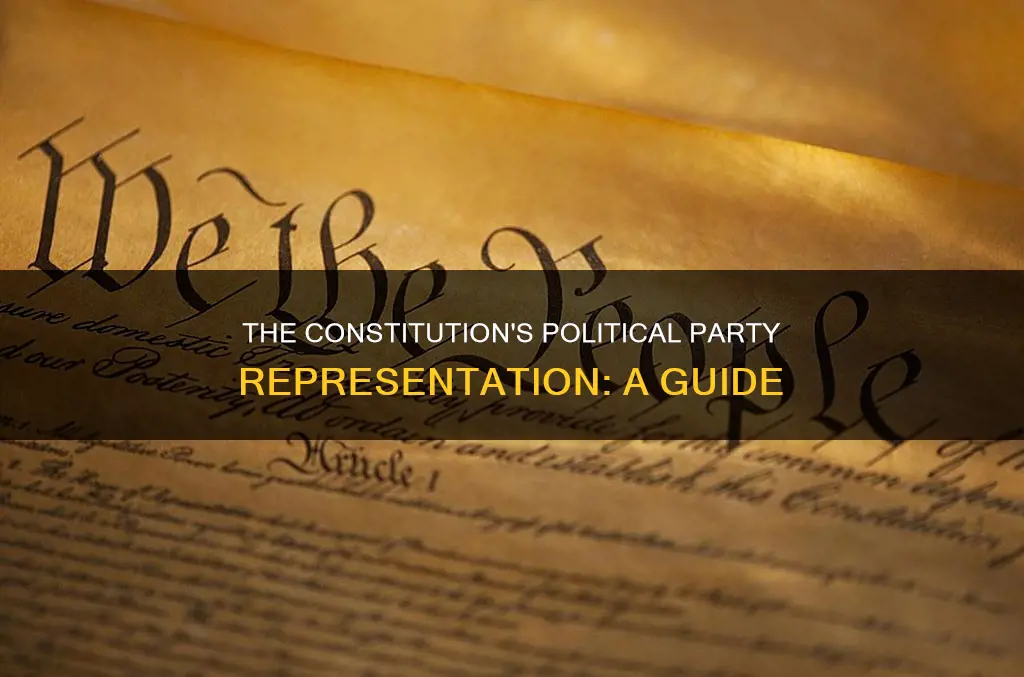 how are political parties represented in the constitution