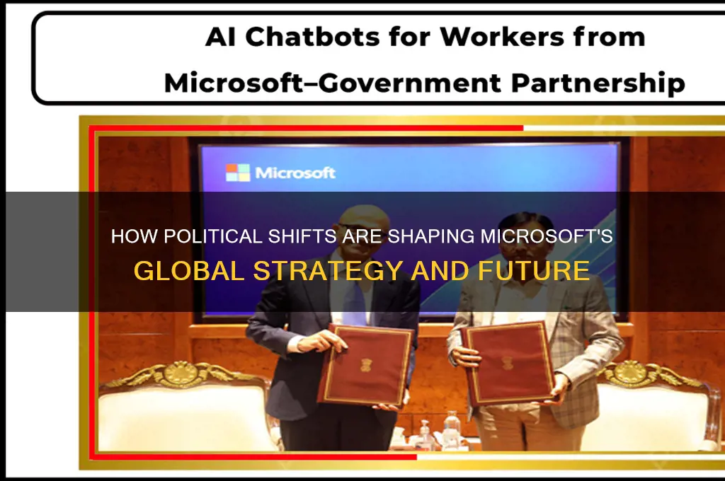 how are politics impacting microsoft