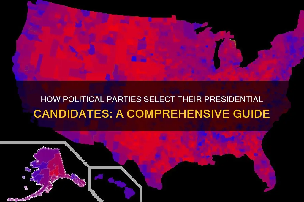 how are presidential candidates chosen by political parties