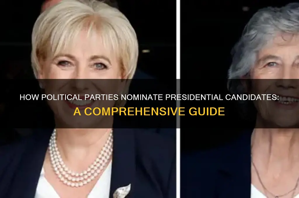 how are presidential candidates nominated by both political parties