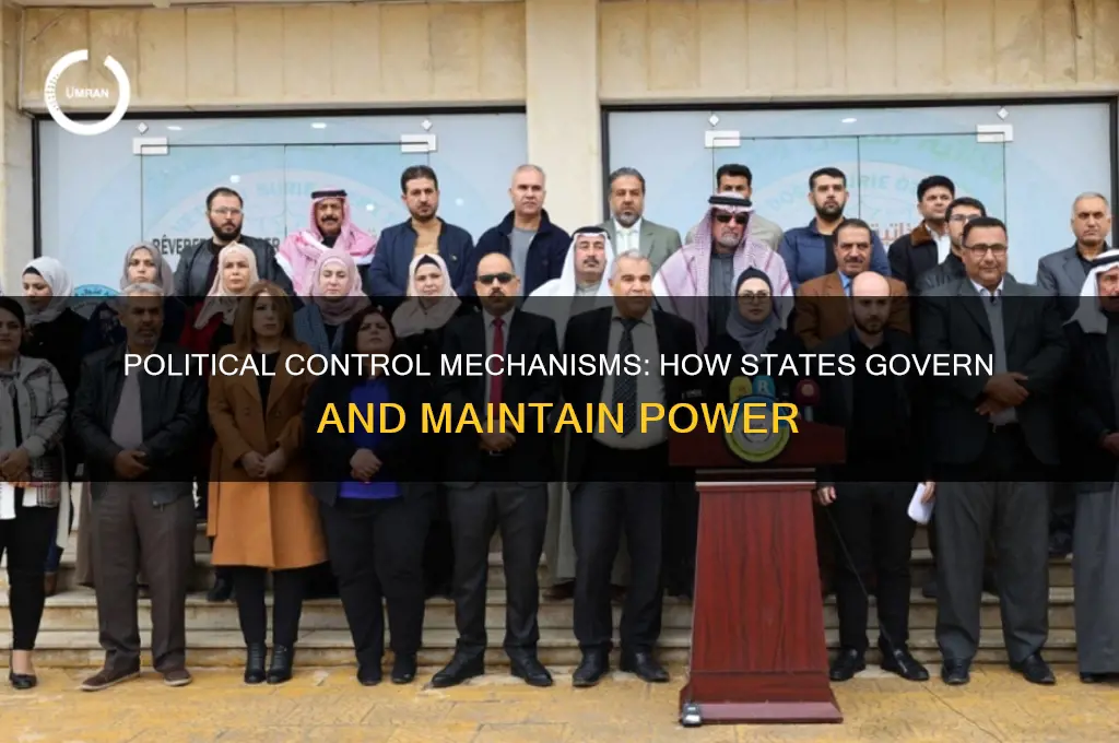 how are states controlled politically