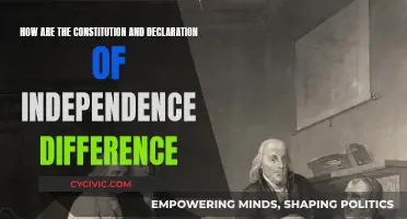 Exploring US Founding Documents: Differences and Distinct Purposes