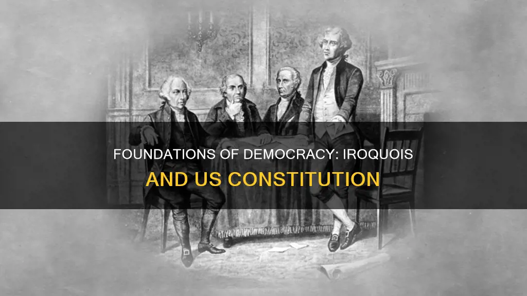 how are the iriquois confederacy and us constitution similar