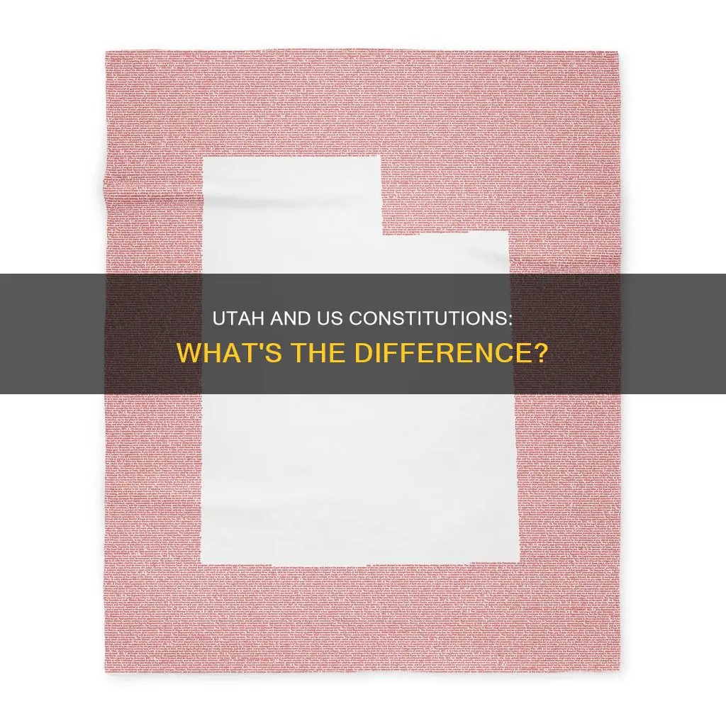 how are the utah constitution and the us constitution