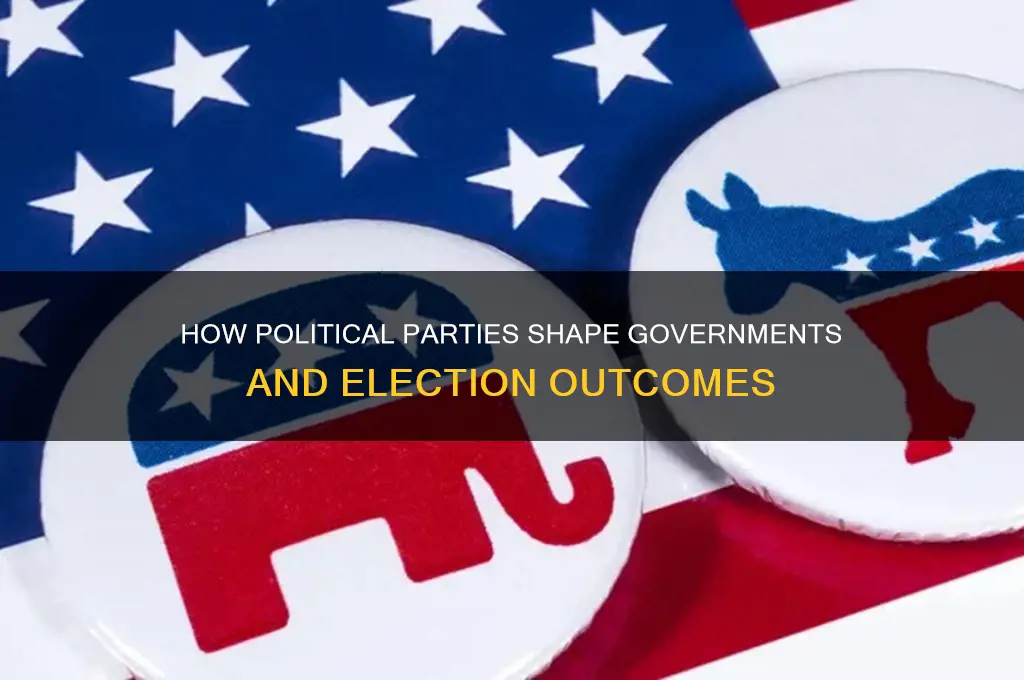 how are ways political parties influence government and elections