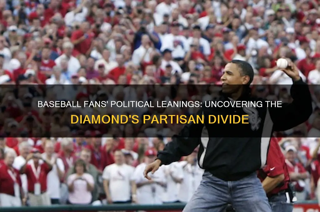 how baseball fans lean politically