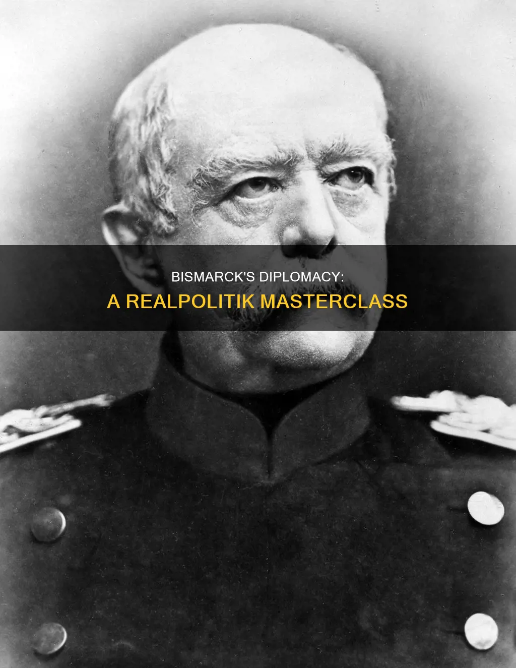 how best might we describe the diplomacy of bismarck