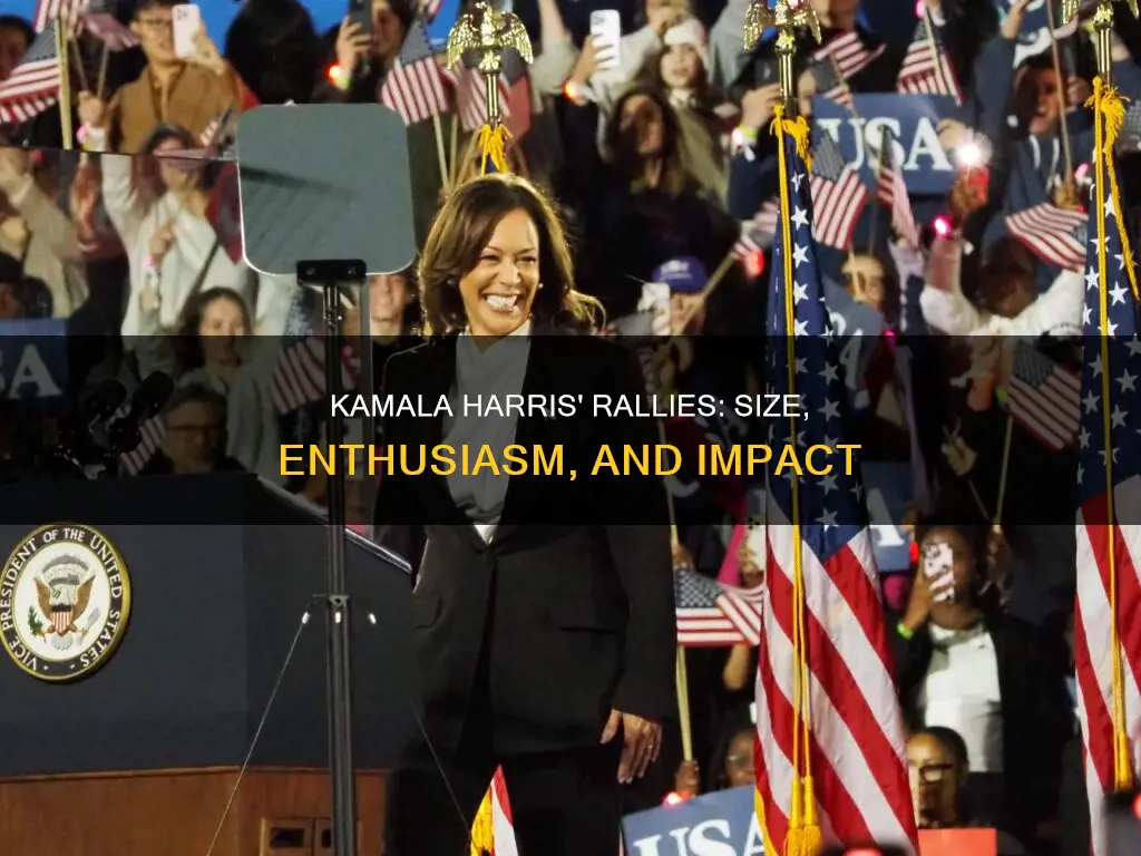 how big are kamala harris rallies