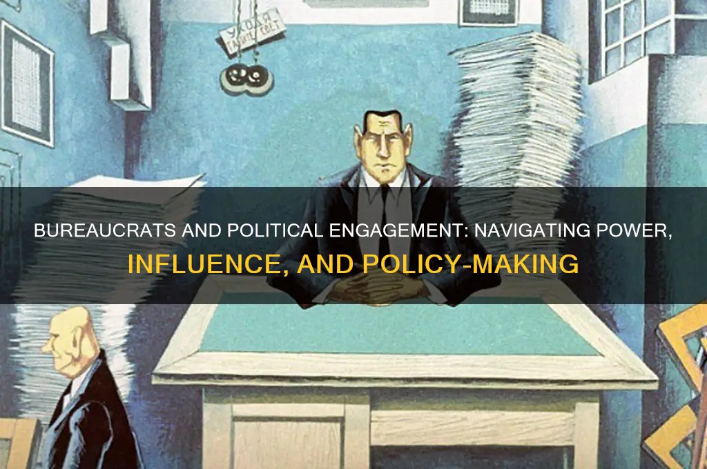 how bureaucrats engage in politics