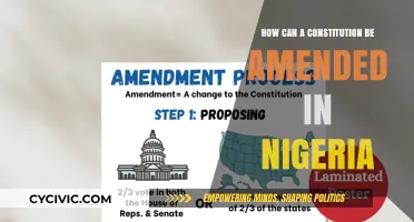 Amending Nigeria's Constitution: The Process Explained