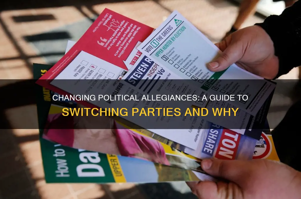 how can a person switch political party