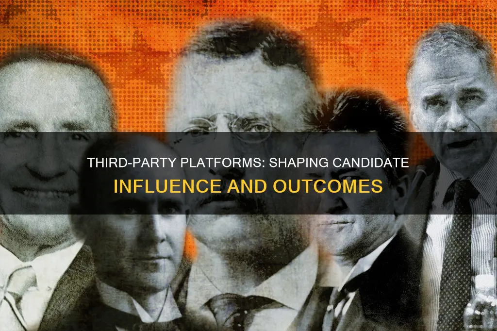 how can a third party plattfrom influence canidates
